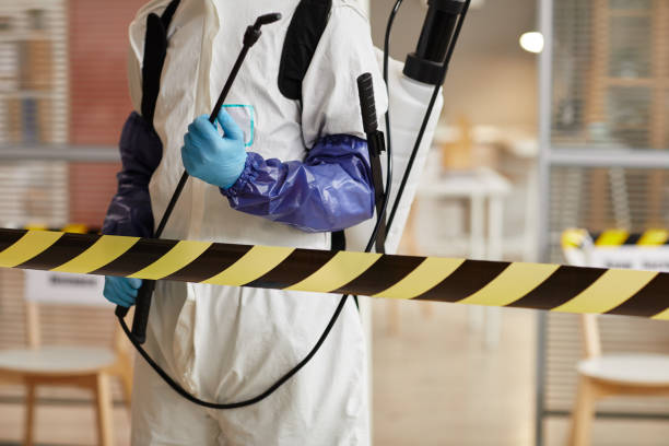 Professional Biohazard Cleanup technician working in Gladstone, OR
